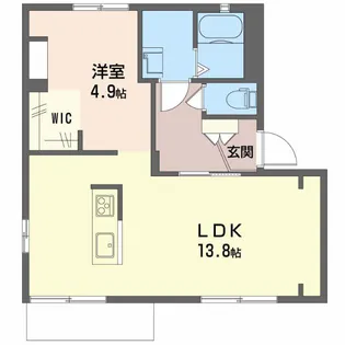 HINOMARU TOWN D【1階】の間取り