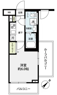 ロアール大塚弐番館【6階】の間取り