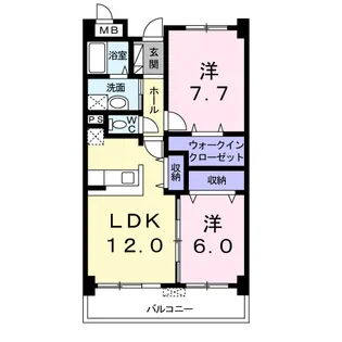 ル・ボヌール【2階】の間取り