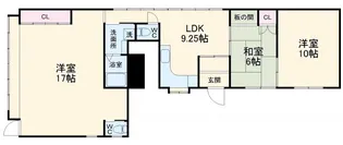 グリーンピア川口元郷【1階】の間取り