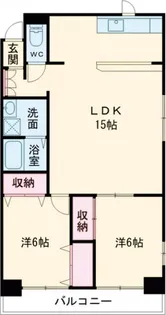 プロスペリアつくば【1階】の間取り