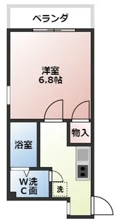 兵庫県西宮市甲子園町【マンション】の間取り