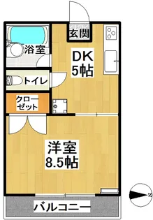 タカノコーポ【2階】の間取り