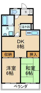 龍宝マンション【3階】の間取り