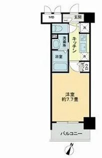 フェリース横濱【2階】の間取り