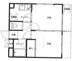 プリミエール桂【1階】の間取り