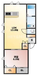 はろえ【1階】の間取り