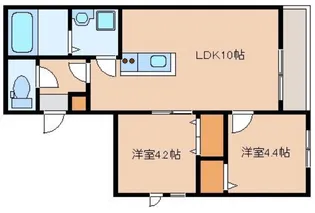 イル・フィオーレ吉塚【1階】の間取り
