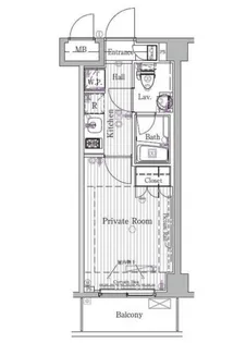 NISHI IKEBUKURO RESIDENCE【4階】の間取り