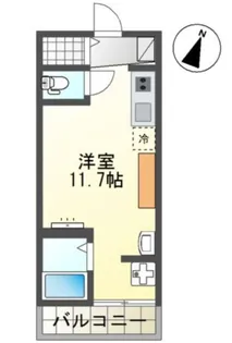 東京都清瀬市中里5【アパート】の間取り