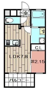 Studie小倉離宮【3階】の間取り