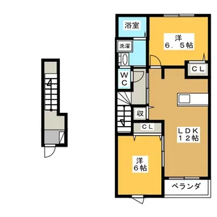 コリーヌ【2階】の間取り