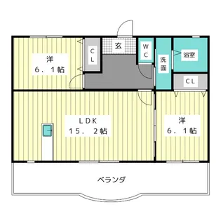 リーパス上菅【1階】の間取り