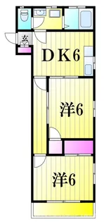 メゾンキノモト【2階】の間取り