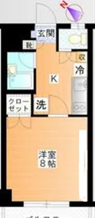 ウイングピュア壱番館【2階】の間取り