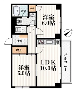 東京都練馬区向山4【マンション】の間取り