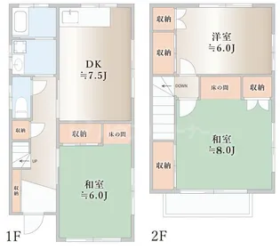 千葉県柏市藤心3【一戸建】の間取り