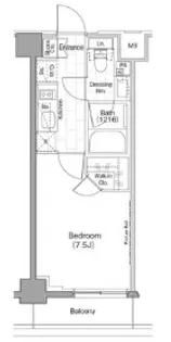 東京都新宿区新宿6【マンション】の間取り