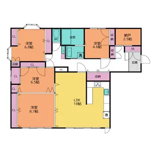 東京都大田区羽田4【マンション】の間取り