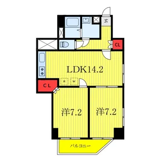 東京都板橋区小豆沢3【マンション】の間取り