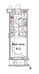 ベルシード板橋NORTH【2階】の間取り