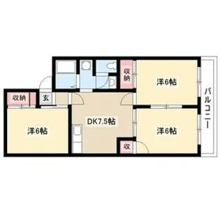 愛知県瀬戸市幡山町【アパート】の間取り