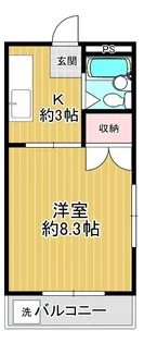 コーポピアIII【3階】の間取り