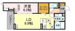 千葉県千葉市花見川区幕張本郷1【アパート】の間取り