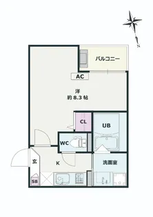 Jack takiharu II【3階】の間取り