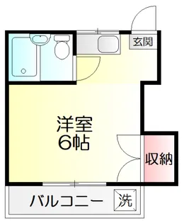サトウハイツB【1階】の間取り