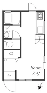 フォレストテラス【1階】の間取り