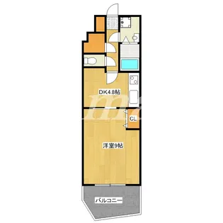 ゴールデンハニーハイツ【1階】の間取り
