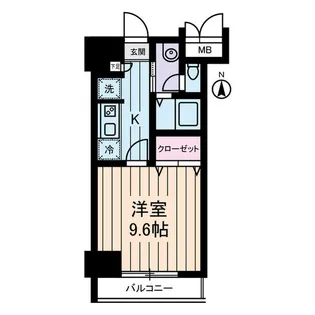 パストラーレ三ノ輪【5階】の間取り