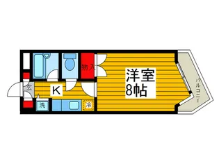 メゾンフリ-ジア【3階】の間取り