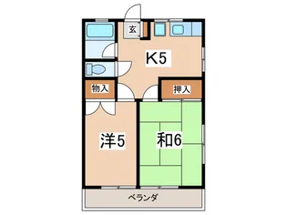 コーポフォレスト【2階】の間取り