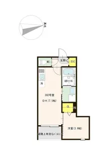 ブランシェ志茂【3階】の間取り