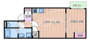 Art Tendou West【3階】の間取り