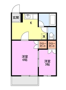 SAJA-CricketII【2階】の間取り