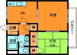 フレグランス2【2階】の間取り