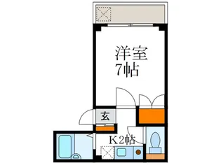 今出川マンション【1階】の間取り