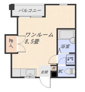 MAISON ビラメール【1階】の間取り