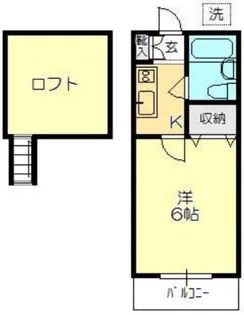 花小金井ロイヤルコーポ【1階】の間取り