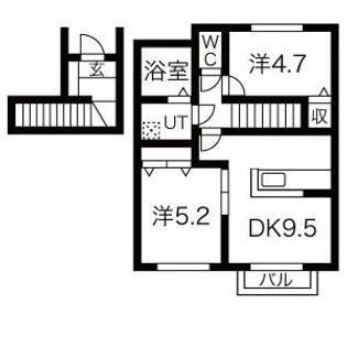 iメゾン A【2階】の間取り