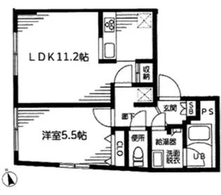 ラフィーネ音羽 東棟【4階】の間取り