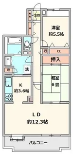 WTC鶴ヶ峰マンション【4階】の間取り