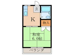 旭ハイツ江坂【1階】の間取り