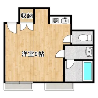 ユニバーハイツオオセヤ【1階】の間取り