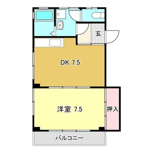 ヴァルムハウス【2階】の間取り