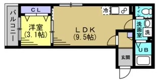 グランドソレイユ八千代台【2階】の間取り