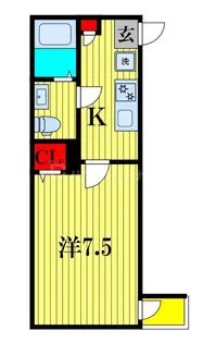 オーガスタABIKO【1階】の間取り